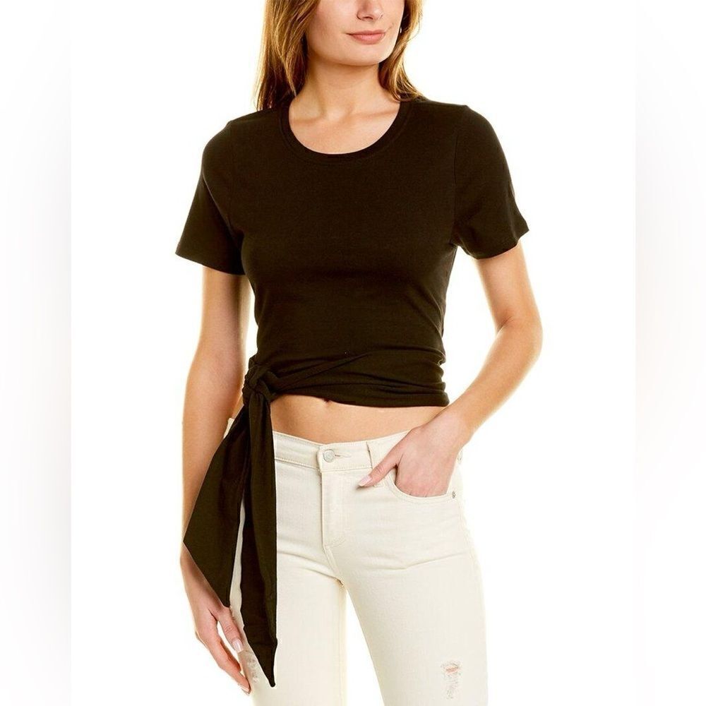 NWT Good American Wrap Around Tee - Large